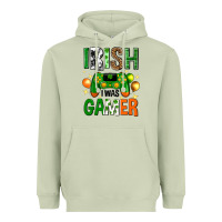 Matcha irish i was gamer st. patricks day Heavyweight Hoodie - Neo Western