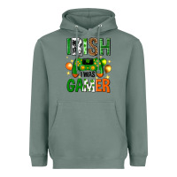 Sage irish i was gamer st. patricks day Heavyweight Hoodie - Neo Western