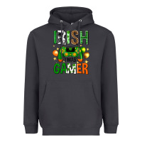 Smoke irish i was gamer st. patricks day Heavyweight Hoodie - Neo Western