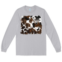 Moon Dust leopard cowhide background Long Sleeve Tee - RanaPortraitStore