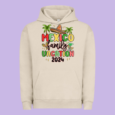 Mexico Family Vacation 2024 Urban Hoodie Designed By Maliassmallbusiness