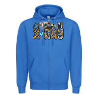 True Royal x ray Zipper Hoodie - Zillion Design Studio