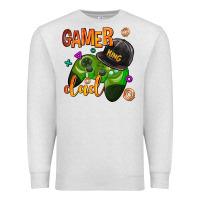 Oatmeal Heather gamer dad Premium Sweatshirt - AdoDesignShop