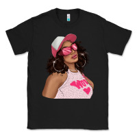 Black pink sunglasses afro black girl Classic Tee - texasbilliewilder