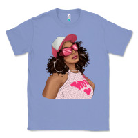 Colony Blue pink sunglasses afro black girl Classic Tee - texasbilliewilder