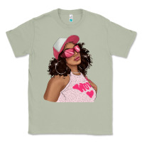 Matcha pink sunglasses afro black girl Classic Tee - texasbilliewilder