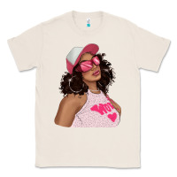 Natural pink sunglasses afro black girl Classic Tee - texasbilliewilder