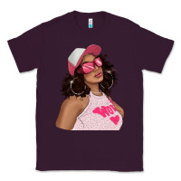 Pink Sunglasses Afro Black Girl Classic Tee | Teevron