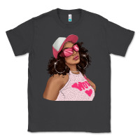 Smoke pink sunglasses afro black girl Classic Tee - texasbilliewilder