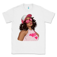 White pink sunglasses afro black girl Classic Tee - texasbilliewilder