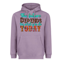 Lavender the future on what you do today Heavyweight Hoodie - HRA Design Shop