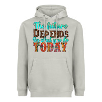 Moon Dust the future on what you do today Heavyweight Hoodie - HRA Design Shop