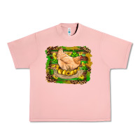 Salmon st patricks day farm chicken gold eggs leopard serape glitter Urban Heavy Tee - Artiststas