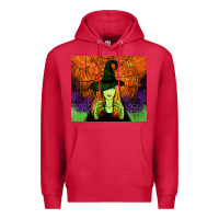 Cardinal halloween witch tumbler Premium Hoodie - Jasminsmagicworld