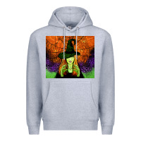 Heather Grey halloween witch tumbler Premium Hoodie - Jasminsmagicworld