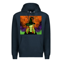 Navy halloween witch tumbler Premium Hoodie - Jasminsmagicworld