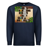 Navy fathers day Premium Sweatshirt - AdoDesignShop