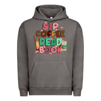 Pigment Tornado sip coffee read book Urban Hoodie - MaliasSmallBusiness