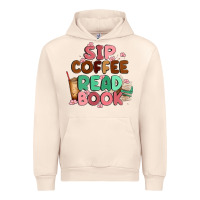 Sandshell sip coffee read book Urban Hoodie - MaliasSmallBusiness