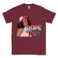 Burgundy pink sunglasses afro black girl dope mom Classic Tee - texasbilliewilder