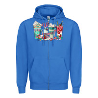 True Royal teacher coffee cups Zipper Hoodie - texasbilliewilder