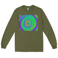 Army Green tie dye backround Long Sleeve Tee - RanaPortraitStore
