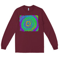 Burgundy tie dye backround Long Sleeve Tee - RanaPortraitStore