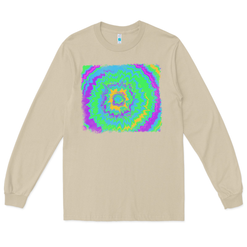 Tie Dye Backround Long Sleeve Tee by RanaPortraitStore | Teevron