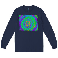 Navy tie dye backround Long Sleeve Tee - RanaPortraitStore