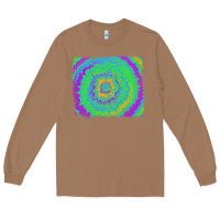 Toasted Coconut tie dye backround Long Sleeve Tee - RanaPortraitStore