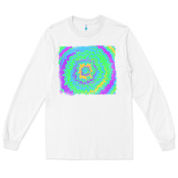 White tie dye backround Long Sleeve Tee - RanaPortraitStore