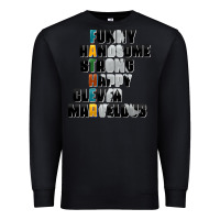 Black father words Premium Sweatshirt - AdoDesignShop