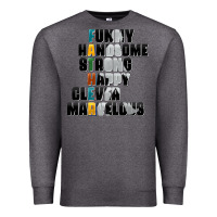 Charcoal Heather father words Premium Sweatshirt - AdoDesignShop