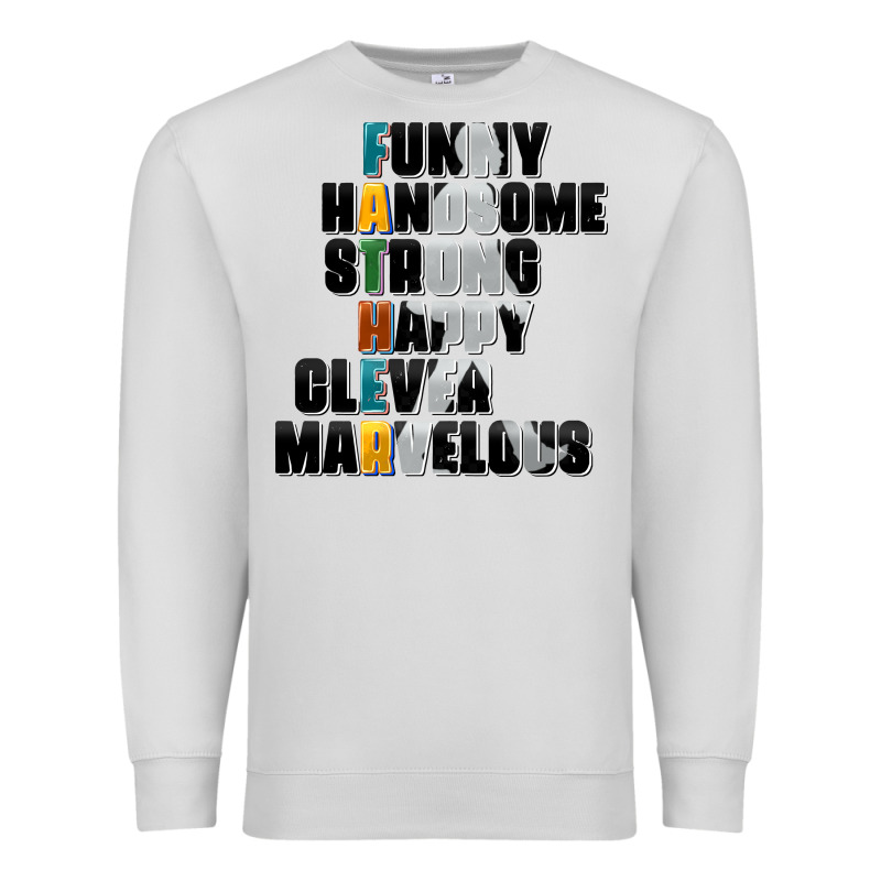 Father Words Premium Sweatshirt by AdoDesignShop | Teevron
