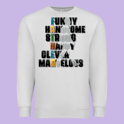 Father Words Premium Sweatshirt Designed By Adodesignshop