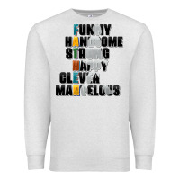 Oatmeal Heather father words Premium Sweatshirt - AdoDesignShop