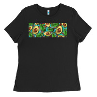 Black avacado with turquoise and leopard background 11 oz mug Ladies Tee - BarkalooDesign