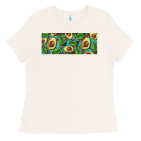 Bone avacado with turquoise and leopard background 11 oz mug Ladies Tee - BarkalooDesign
