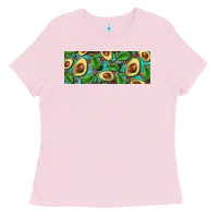 Bubblegum Pink avacado with turquoise and leopard background 11 oz mug Ladies Tee - BarkalooDesign