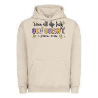 Pigment French Oak when all else fails god doesnt Urban Hoodie - MaliasSmallBusiness