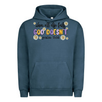 Pigment Midnight Navy when all else fails god doesnt Urban Hoodie - MaliasSmallBusiness