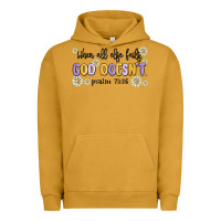 Pigment Peanut Butter when all else fails god doesnt Urban Hoodie - MaliasSmallBusiness