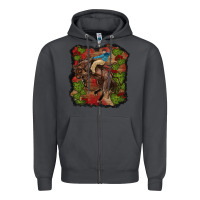 Smoke valentine's day cowboy cactus rose Zipper Hoodie - RanaPortraitStore