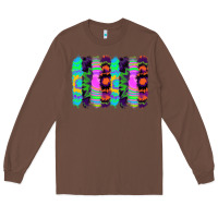 Chestnut tie dye brushstrokes Long Sleeve Tee - RanaPortraitStore