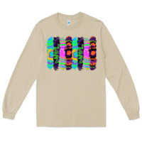 Mushroom tie dye brushstrokes Long Sleeve Tee - RanaPortraitStore