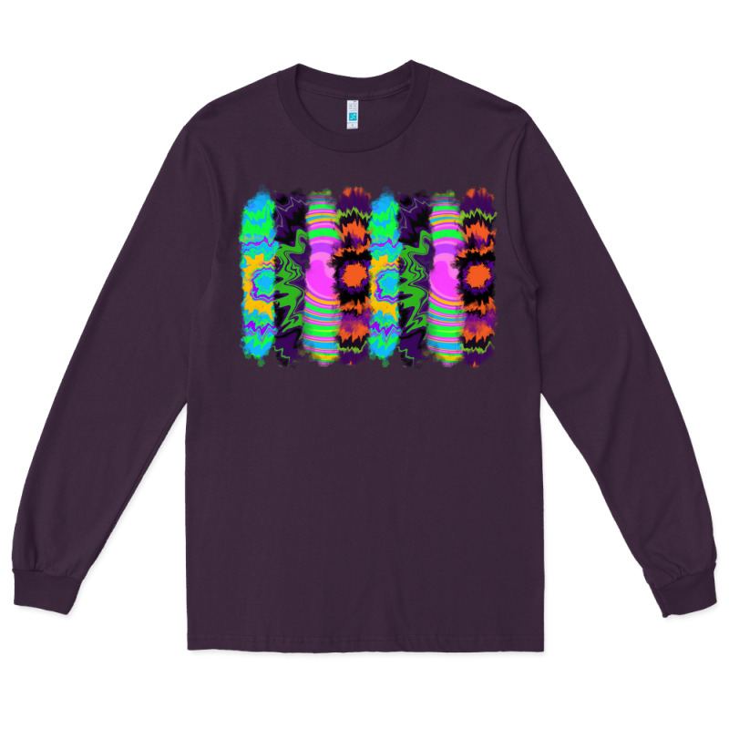 Tie Dye Brushstrokes Long Sleeve Tee by RanaPortraitStore | Teevron