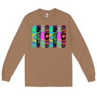Toasted Coconut tie dye brushstrokes Long Sleeve Tee - RanaPortraitStore