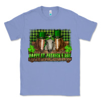 Colony Blue happy st. patrick's day horses with leprechaun hat and bandana Classic Tee - RanaPortraitStore
