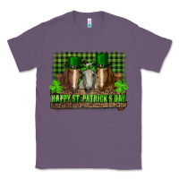 Lavender happy st. patrick's day horses with leprechaun hat and bandana Classic Tee - RanaPortraitStore