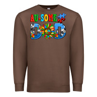 Chestnut ausome autism dad Premium Sweatshirt - AdoDesignShop